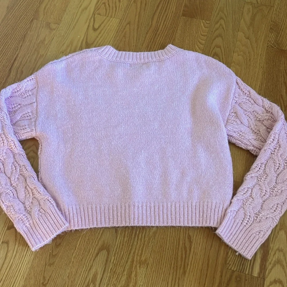Jessica Simpson Cable Knit Sweater Medium - Picture 6 of 7
